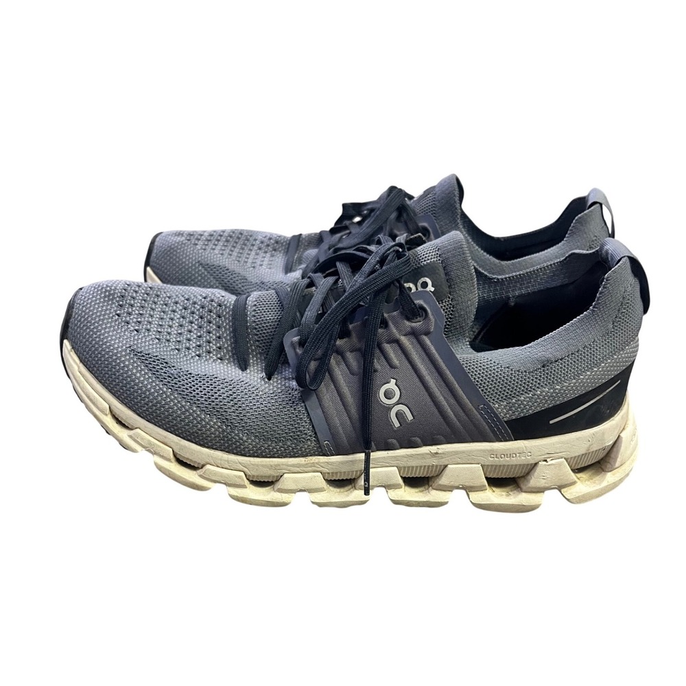 On Running Cloudswift Denim Midnight Blue Gray Women US 10 Running Shoes